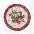 Capitol Importing Co 5 in. Cranberries Individual Printed Coaster Rug 31-IC390C